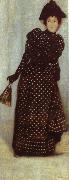 Jozsef Rippl-Ronai Lady in a Polka-Dot Dress china oil painting artist